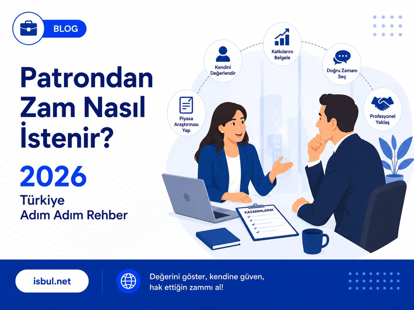 Patrondan Zam Nasıl İstenir? 2026 Türkiye Adım Adım Rehber Patrondan Zam Nasil Istenir? 2026 Turkiye Adim Adim Rehber