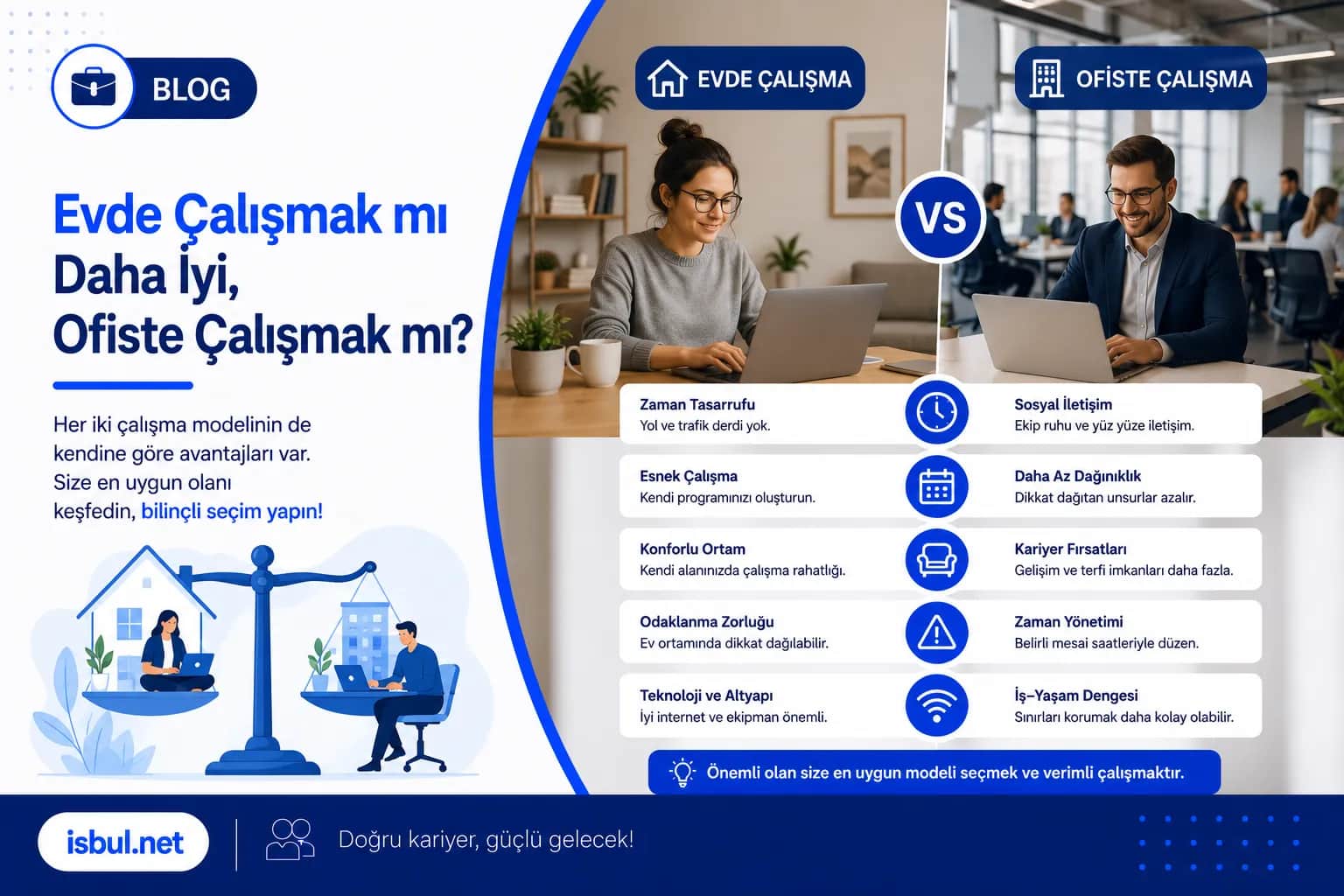 Evde Çalışmak mı Daha İyi, Ofiste Çalışmak mı? Evde Çalışmak mı Daha İyi, Ofiste Çalışmak mı?