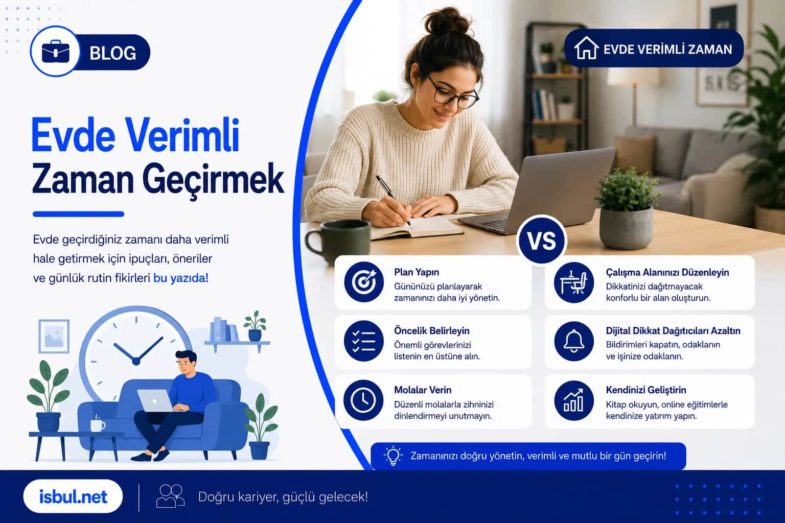 Evde Verimli Zaman Geçirmek Evde Verimli Zaman Geçirmek