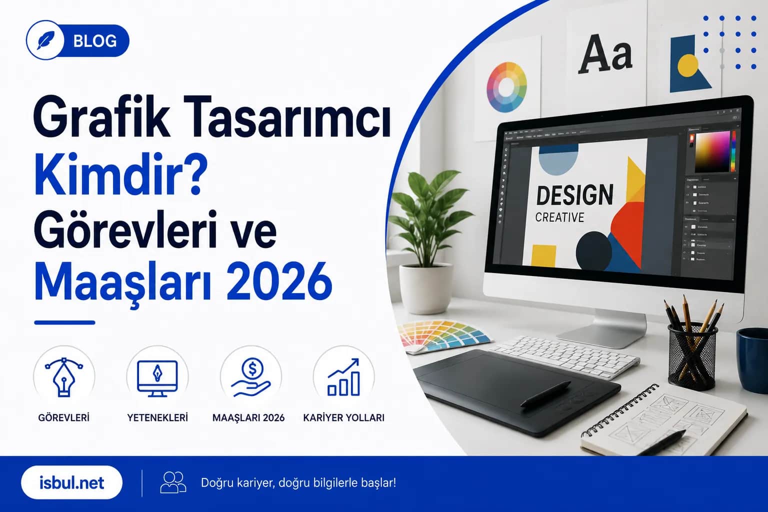 Grafik Tasarımcı Kimdir? Görevleri ve Maaşları 2026 Grafik Tasarımcı Kimdir? Görevleri ve Maaşları 2026