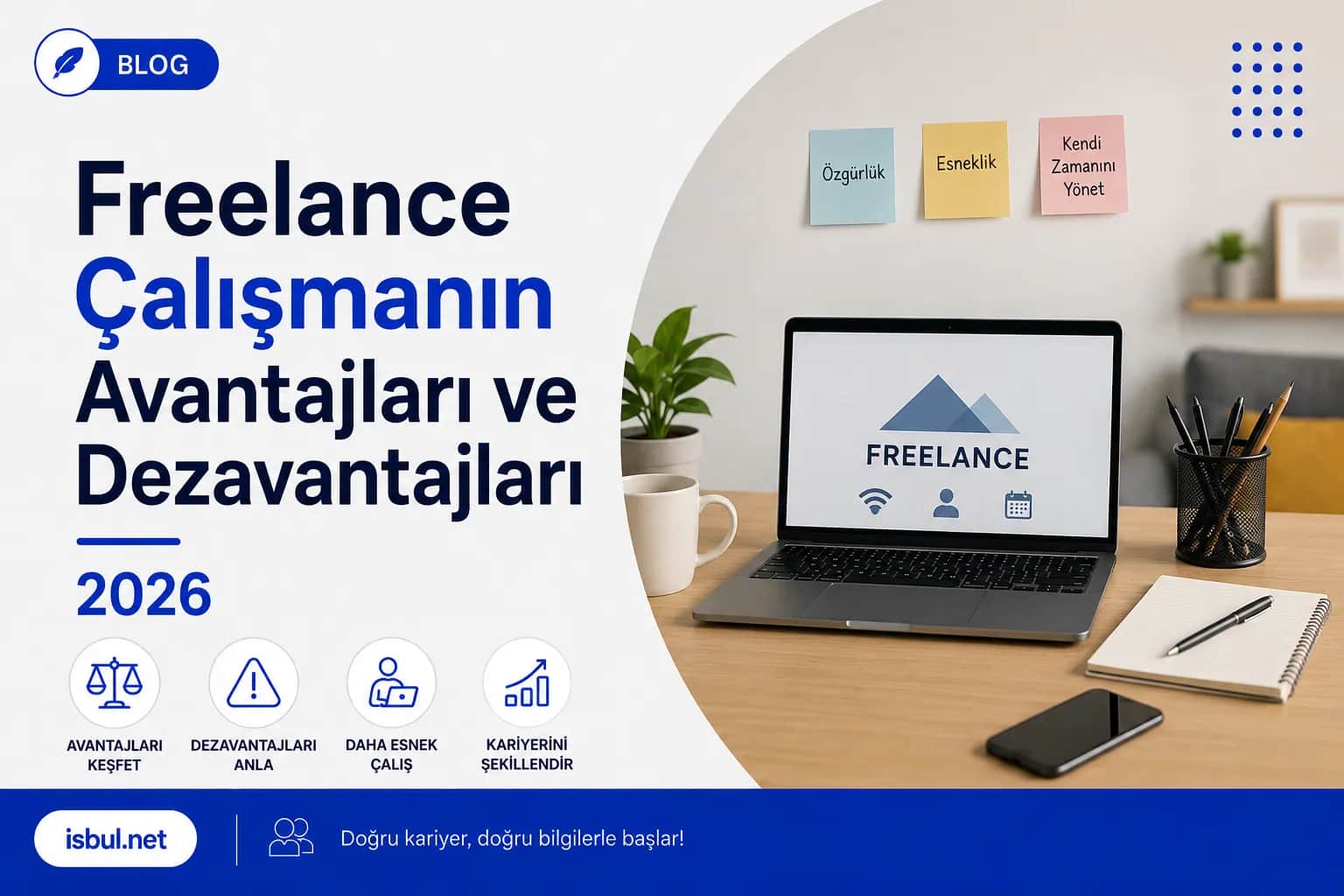 Freelance Çalışmanın Avantajları ve Dezavantajları 2026 Freelance Çalışmanın Avantajları ve Dezavantajları 2026