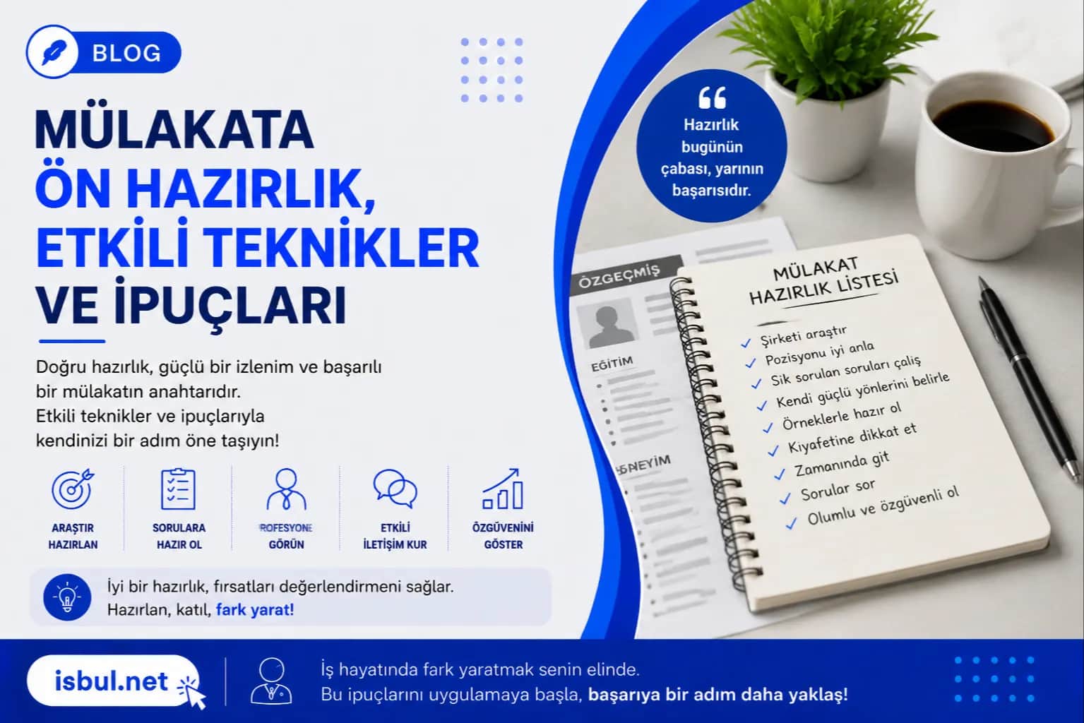 Mülakata Ön Hazırlık, Etkili Teknikler ve İpuçları Mülakata Ön Hazırlık, Etkili Teknikler ve İpuçları