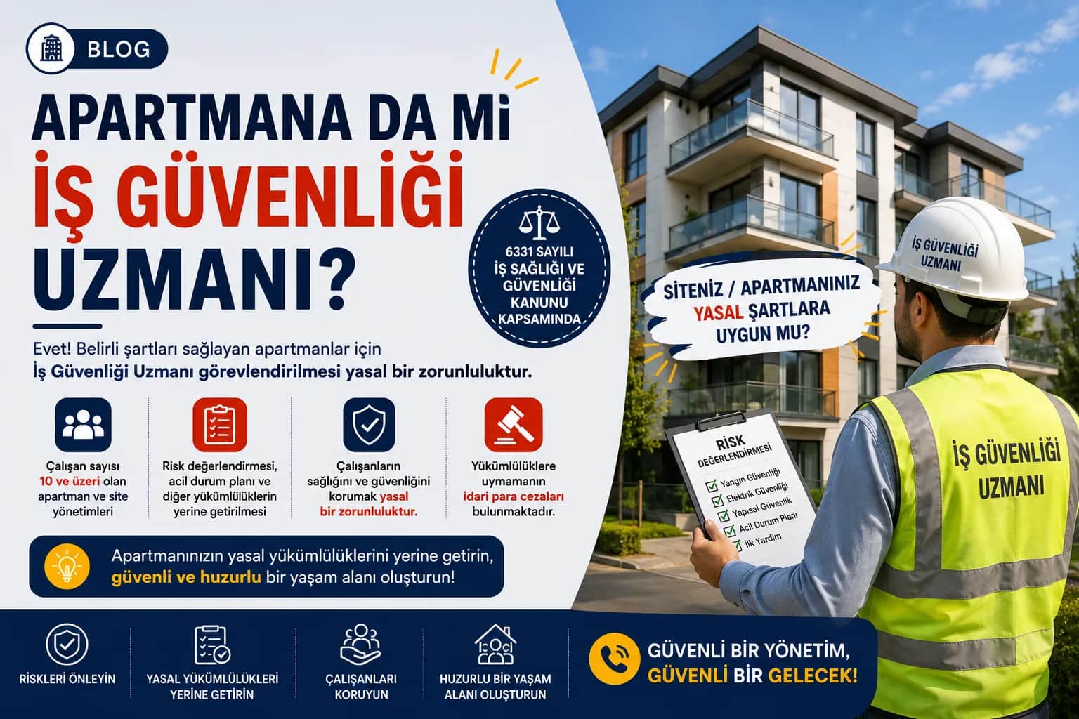 Apartmana da mı İş Güvenliği Uzmanı? Apartmana da mı İş Güvenliği Uzmanı?