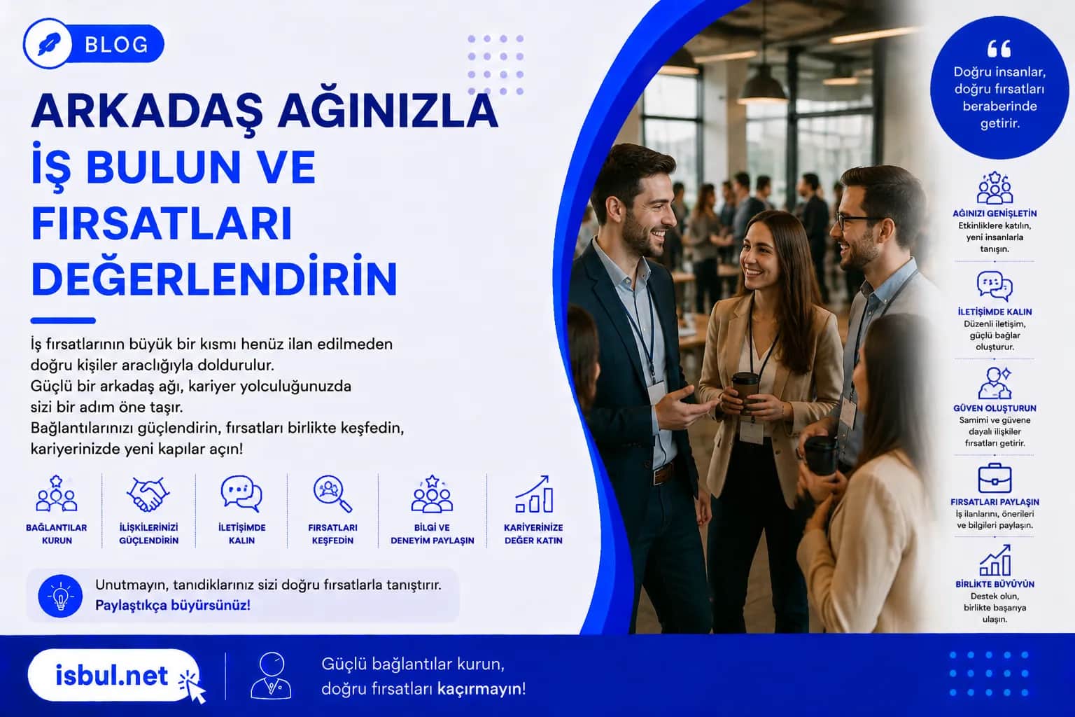 Arkadaş Ağınızla İş Bulun ve Fırsatları Değerlendirin Arkadaş Ağınızla İş Bulun ve Fırsatları Değerlendirin