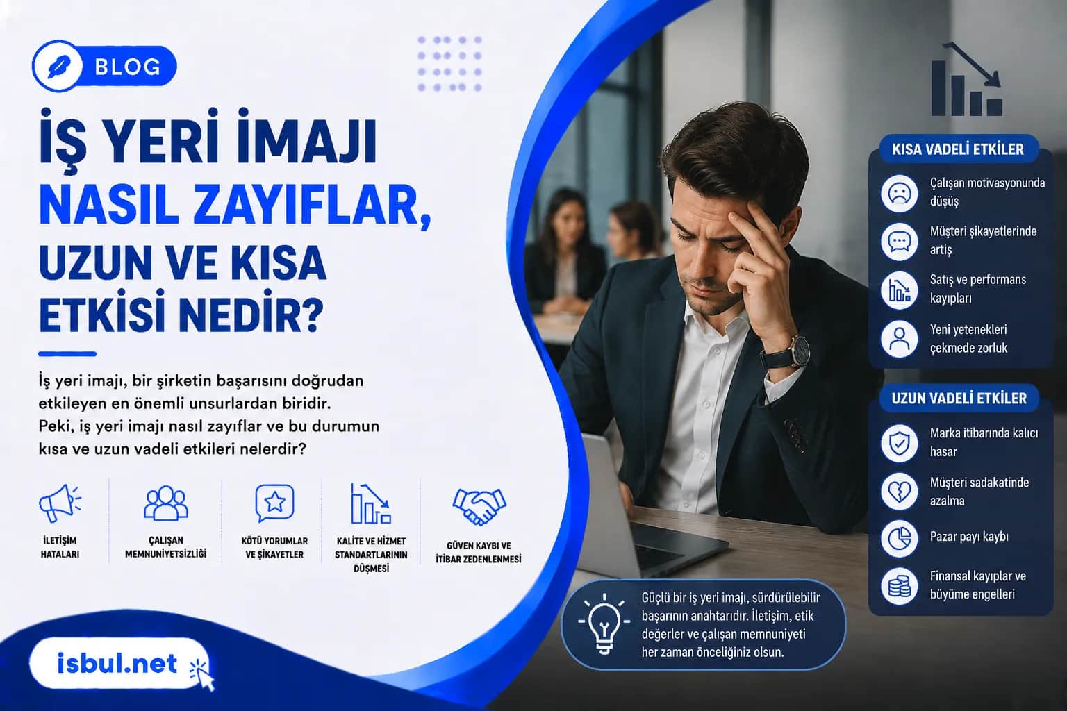İş Yeri İmajı Nasıl Zayıflar? İş Yeri İmajı Nasıl Zayıflar?
