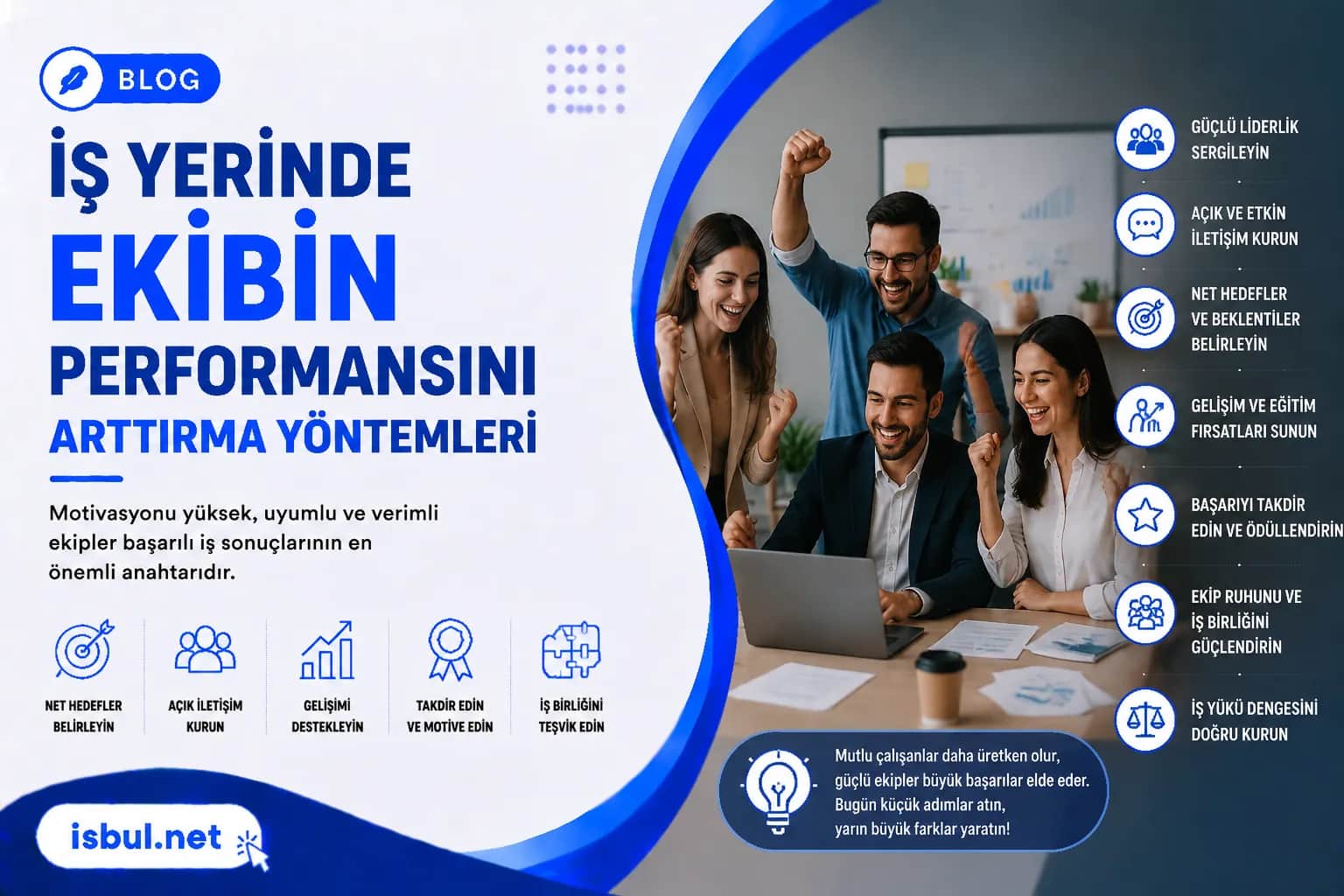 İş Yerinde Ekibin Performansını Artırma Yöntemleri İş Yerinde Ekibin Performansını Artırma Yöntemleri