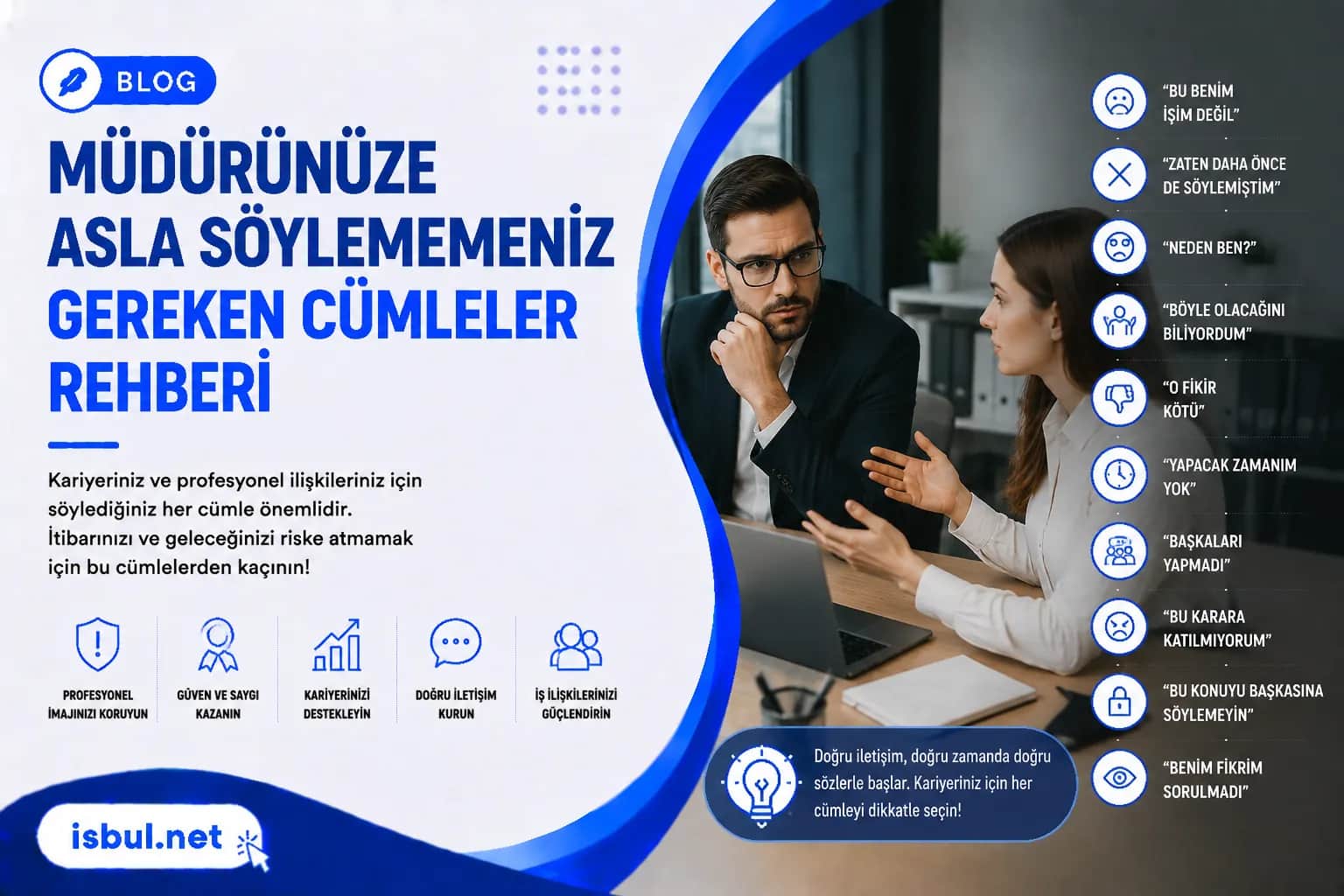 Müdürünüze Asla Söylememeniz Gereken Cümleler Rehberi Müdürünüze Asla Söylememeniz Gereken Cümleler Rehberi