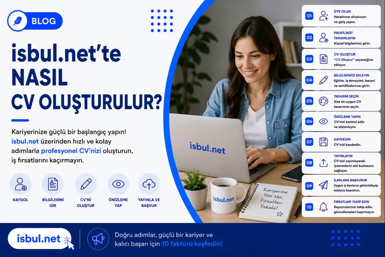 isbul.net'te Etkili CV Oluşturmanın Yolları isbul.net'te Etkili CV Oluşturmanın Yolları