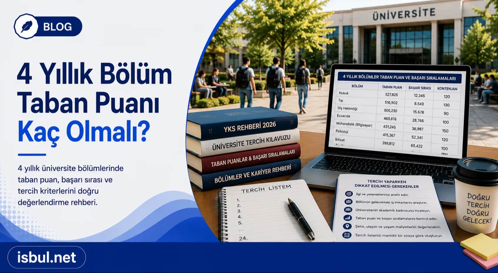 4 Yıllık Bölüm Taban Puanı Kaç Olmalı? 4 Yıllık Bölüm Taban Puanı Kaç Olmalı?